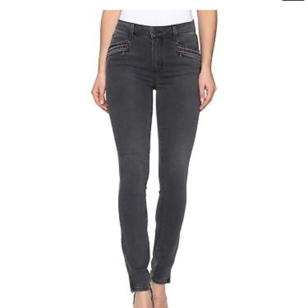 PAIGE Riona Zip Ankle in grey size 28